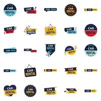 25 Fresh vector images for a modern and engaging look in your car rental branding