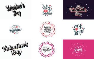 Women's Day lettering set for banners, logos, flyers, labels. icons, badges and stickers vector