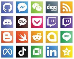 20 High Quality Social Media Icons such as blog. twitch. feed and pocket icons. High definition and versatile vector