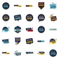 25 Versatile and Editable Vector Designs in the Special Offer Bundle  Perfect for Branding and Promotion