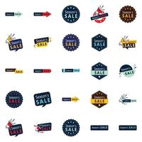 25 High-Converting Season Sale Graphic Elements for Email Marketing vector