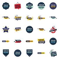 The Upload Now Vector Collection 25 Dynamic Designs for Your Next Marketing and Branding Campaigns