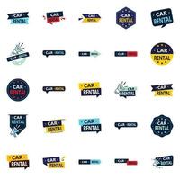 Car Rental 25 Innovative vector elements for a bold and exciting brand image