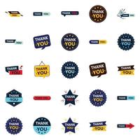 25 Fresh Vector Elements to show your appreciation in a modern way