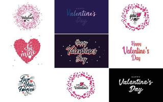 Love hand-drawn lettering with a heart design. Suitable for use as a Valentine's Day greeting or in romantic designs vector