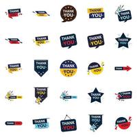 Thank you 25 Versatile Vector Icons for all your thank you needs