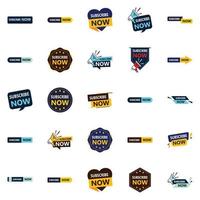 25 Versatile Subscribe Now Graphic Elements for All Kinds of Online Businesses vector