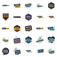 The Mega Sale Vector Pack 25 Impactful Designs for Sales Professionals