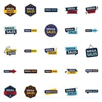 Mega Sale 25 Versatile Vector Banners for All Your Marketing Campaigns