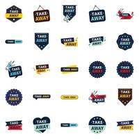 Take Away Vector Pack 25 High Impact Designs for Graphic Designers