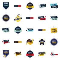 Stay Tuned 25 Innovative Vector Elements for a bold and exciting brand image