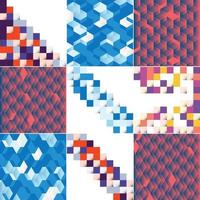 Vector background with an illustration of abstract squares suitable for use as a background design for posters. flyers