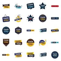 25 Versatile Vector Designs to Thank Your Audience