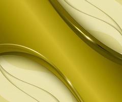 Abstract green and mehndi color background with gold lines curved wavy sparkle with copy space for text luxury style template design by golden color lines photo