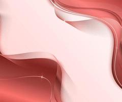 Abstract template red orange pink mahroon and gold background with curved wavy sparkling on white rose gold trendy lines with copy space for text luxury style template design photo