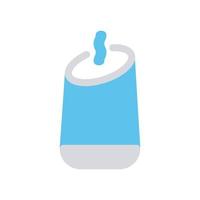 icono de humidificador plano vector