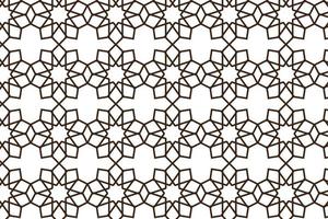 Traditional geometric Islamic Pattern Background vector