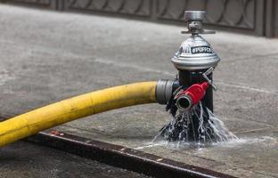 Fire hydrant on the streets of Manhattan photo