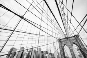 Puente de Brooklyn en Nueva York foto