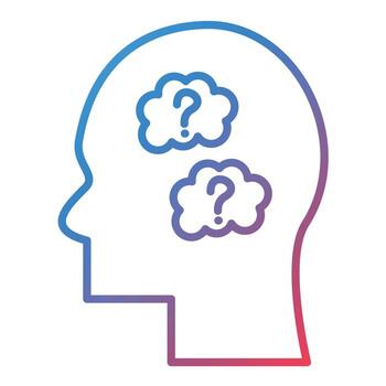 Conecern Line Gradient Icon vector