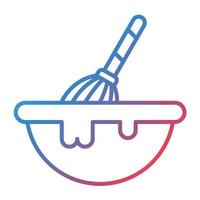 Mixing Ingredient Line Gradient Icon vector