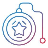 Yoyo Line Gradient Icon vector