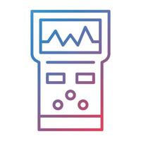 Analyzer Line Gradient Icon vector