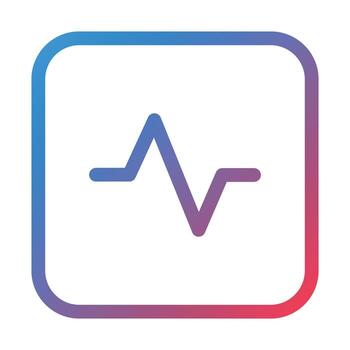 Activity Line Gradient Icon vector