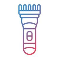 Trimmer Line Gradient Icon vector