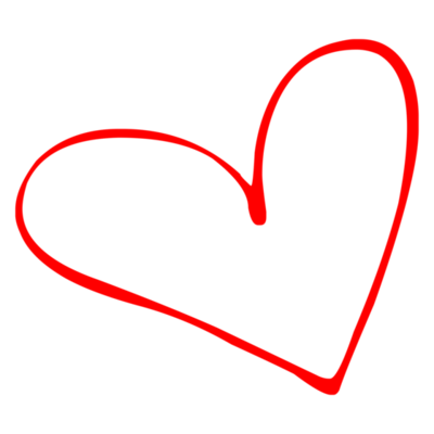 Transparent Heart Outline PNGs for Free Download