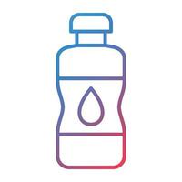 Liquid Dish Washer Line Gradient Icon vector