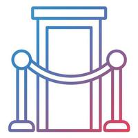 Ceremony Line Gradient Icon vector