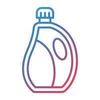 Liquid Detergent Line Gradient Icon vector