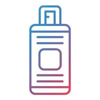 Spray Line Gradient Icon vector