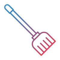 Broom Cleaning Line Gradient Icon vector