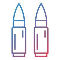 Bullets Line Gradient Icon vector