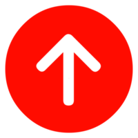 Directional Arrow Sign on Transparent Background png