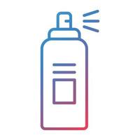 Spray Line Gradient Icon vector