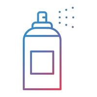 Perfume Line Gradient Icon vector