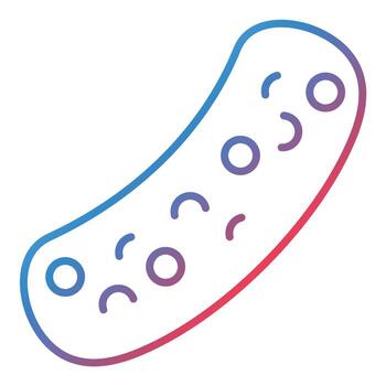 Pickle Line Gradient Icon vector