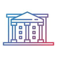 Buckingham Line Gradient Icon vector