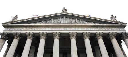 edificio de la corte suprema del estado de nueva york foto