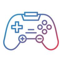 Mobile Game Console Line Gradient Icon vector