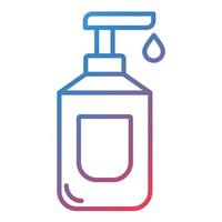 Hand Soap Line Gradient Icon vector