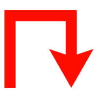 direzionale freccia simbolo su trasparente sfondo png