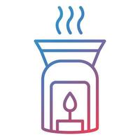 Aromatherapy Line Gradient Icon vector