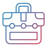 Toolbox Line Gradient Icon vector