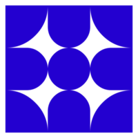 Abstract geometric element shape on Transparent Background png