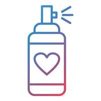 Perfume Line Gradient Icon vector