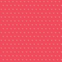 Seamless hearts polka dot red pattern vector